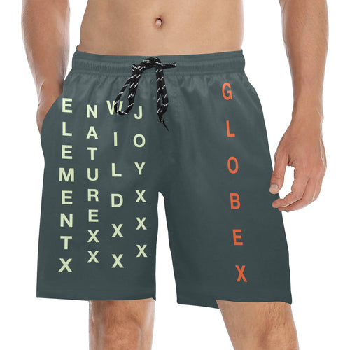 GLOBE X BY ENJOY LIFE Men's Mid-Length Beach Shorts